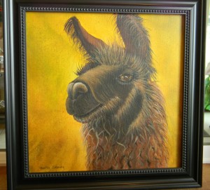 Patsy Seeley brown llama